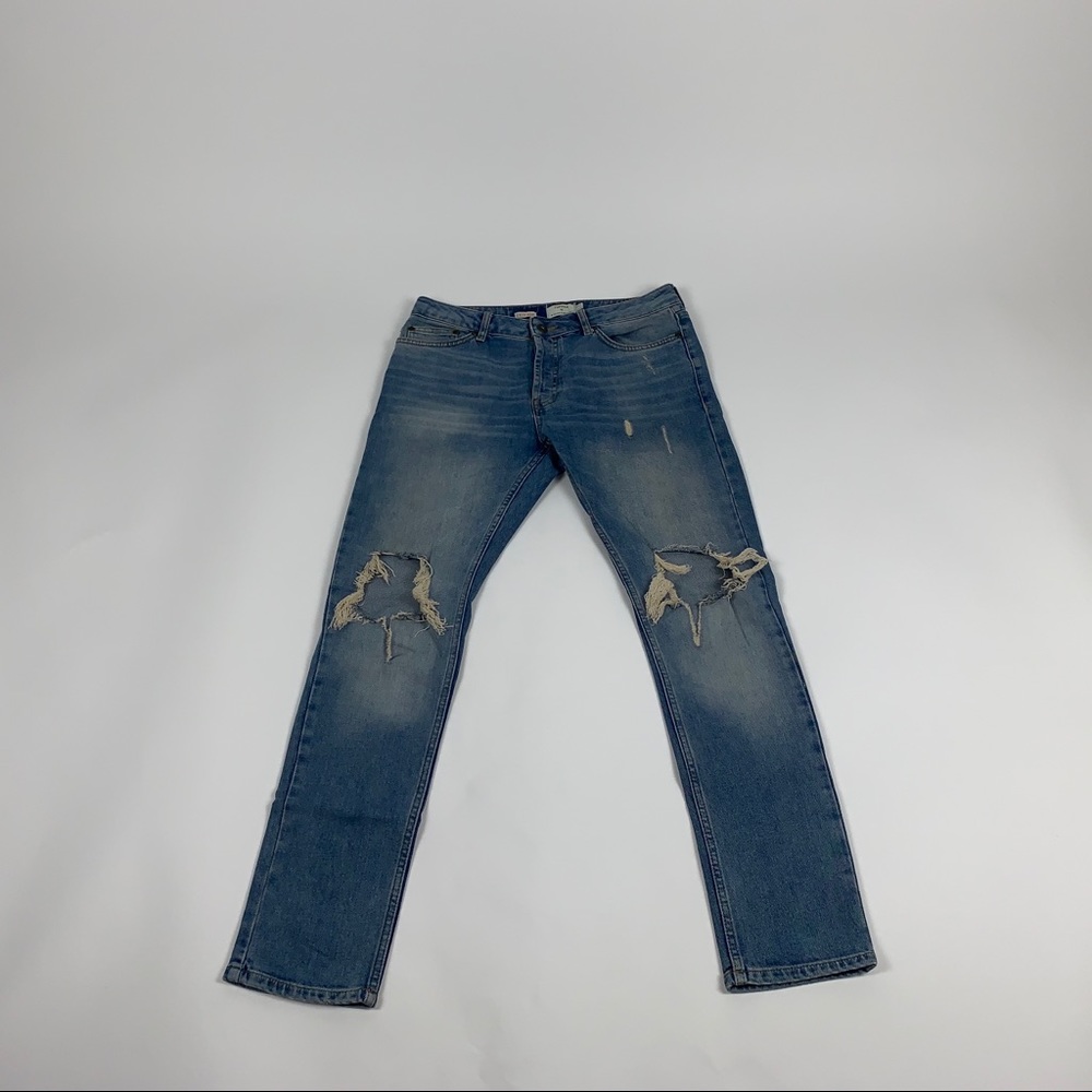 Men’s Topman jeans busted knee size 32